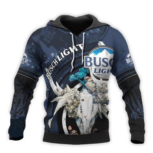 Personalized Busch Light Prehistoric Fossils Hoodie