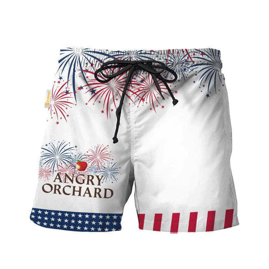 Angry Orchard American Independence Day Swim Trunks - VinoVogue.com