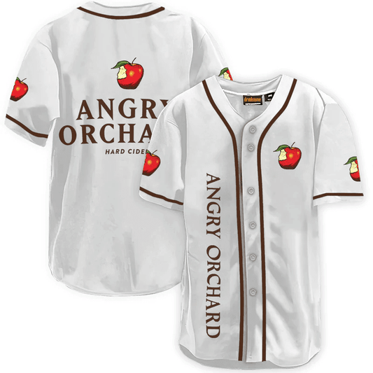Angry Orchard White Baseball Jersey