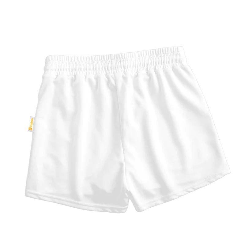 Busch Light White Basic Women's Casual Shorts 1