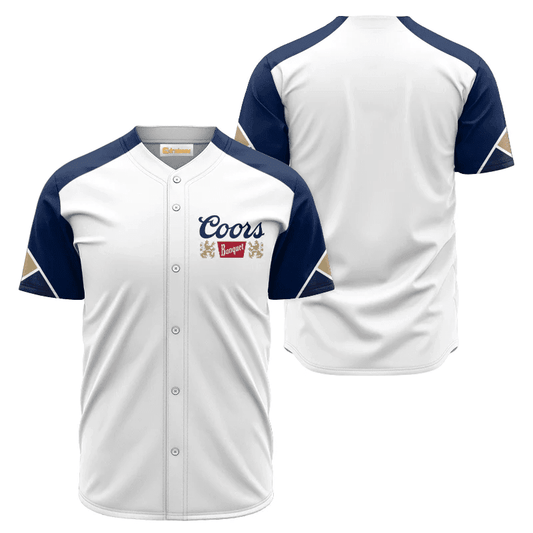 Coors Banquet White And Blue Jersey Shirt