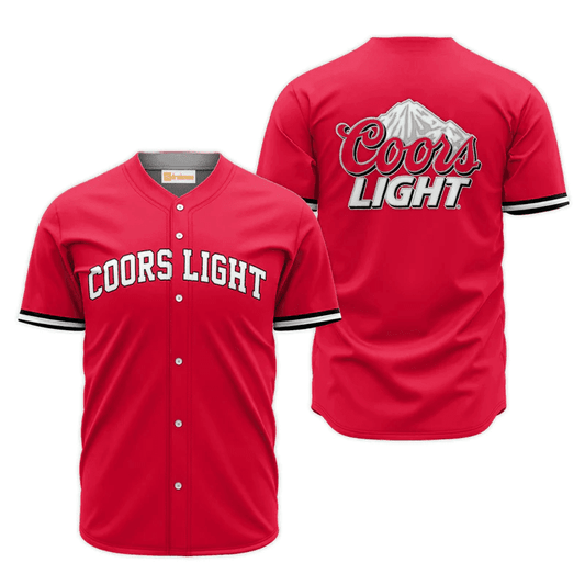 Coors Light Red Jersey Shirt
