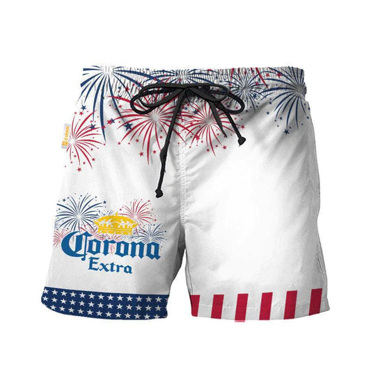 Corona Extra American Independence Day Swim Trunks 1
