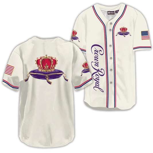Crown Royal USA Flag Baseball Jersey