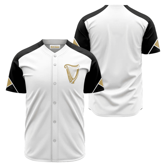 Guinness White And Black Jersey Shirt 1