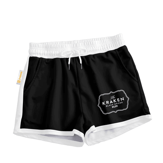 Kraken Rum Black Basic Women's Casual Shorts