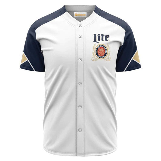 Miller Lite White And Blue Jersey Shirt 1