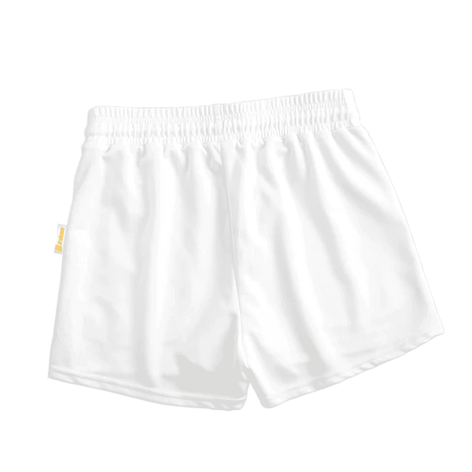 Miller Lite White Basic Women's Casual Shorts 1