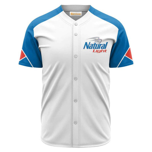 Natural Light White And Blue Jersey Shirt 1