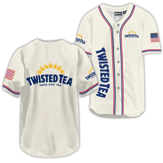 Twisted Tea USA Flag Baseball Jersey
