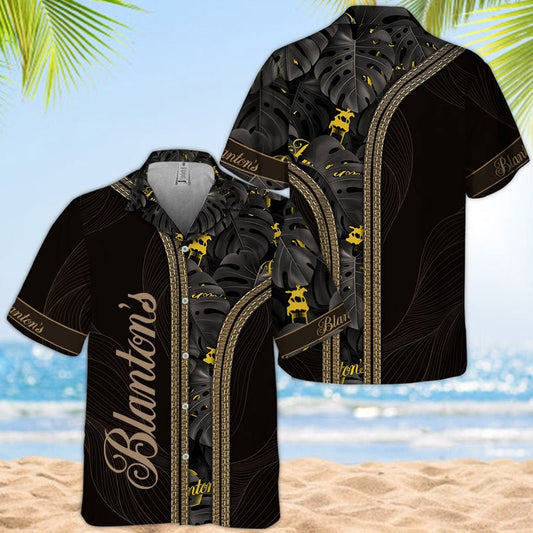 Brown Blanton's Palm Leaves Majesty Hawaiian Shirt - VinoVogue.com