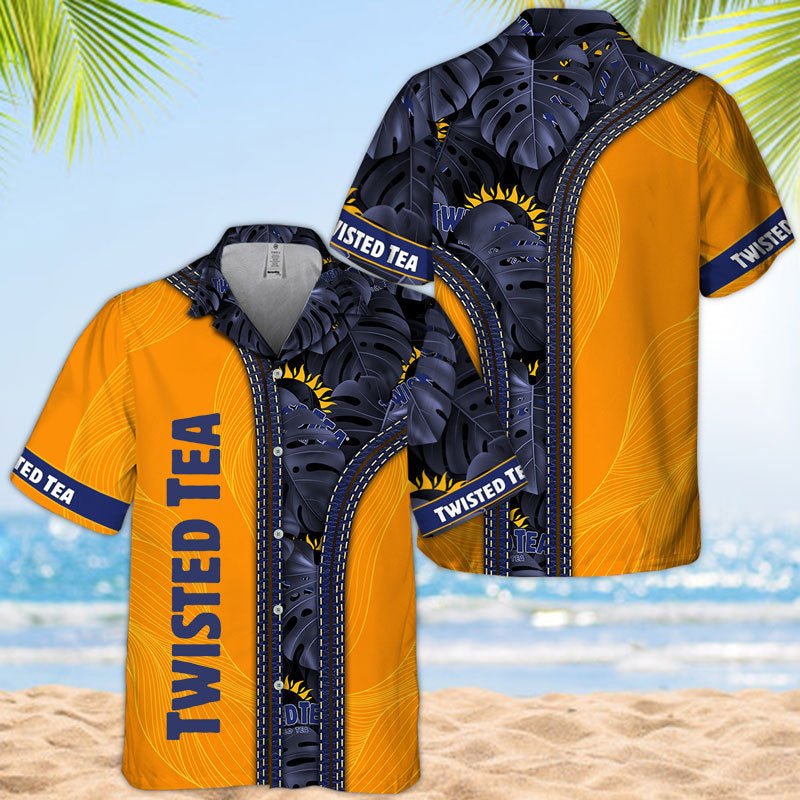 Twisted Tea Palm Leaves Majesty Hawaiian Shirt - VinoVogue.com