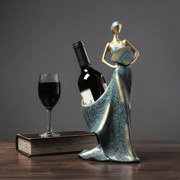 Beautiful girl model wine rack - VinoVogue.com