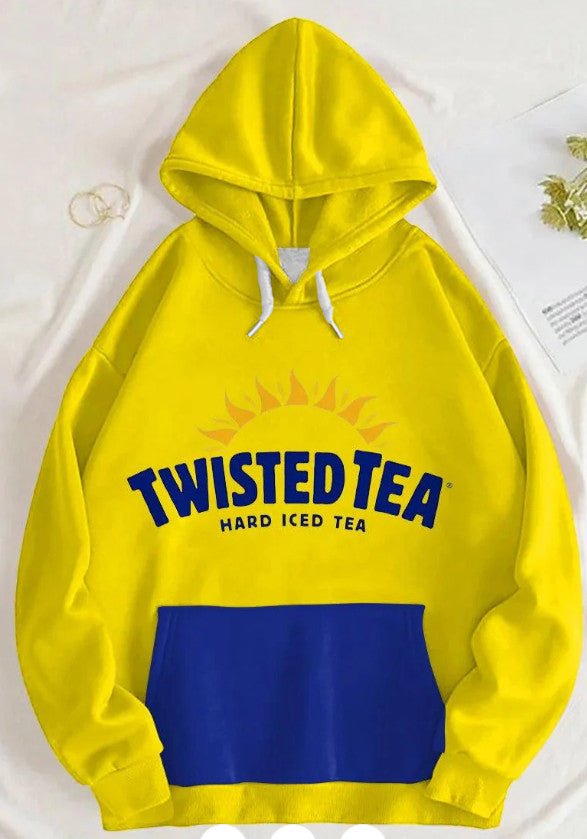 Twisted Tea Basic Yellow Hard Iced Tea Hoodie - VinoVogue.com