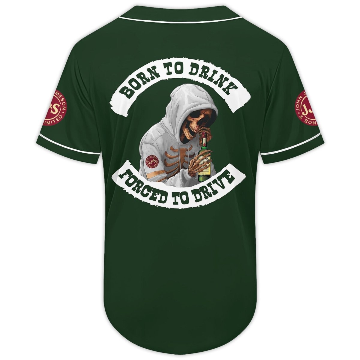 Born To Drink Jameson Baseball Jersey - VinoVogue.com