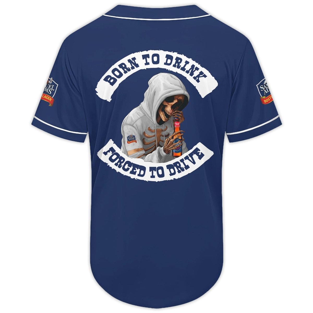 Born To Drink Samuel Adams Baseball Jersey - VinoVogue.com