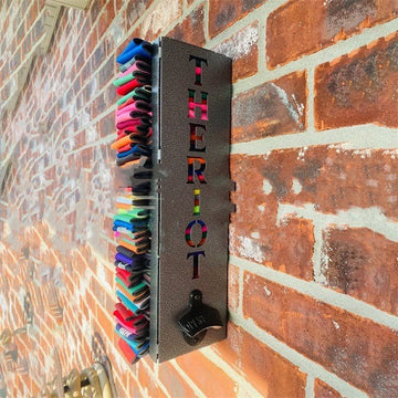 Beer Can Opener Wall Mounted Can Cooler Holder With Bottle Opener - VinoVogue.com