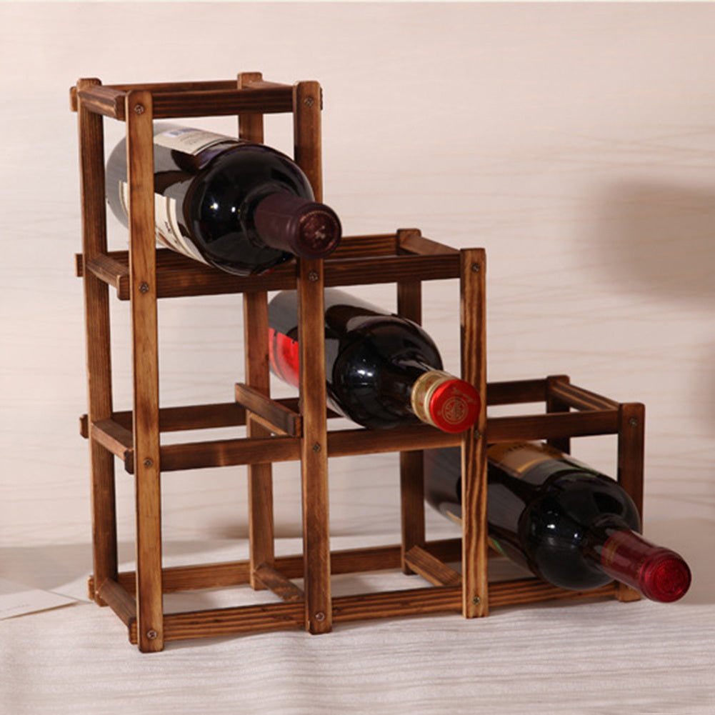 1PC Wood Wine Holder High Quality Solid Folding Racks - VinoVogue.com