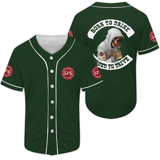 Born To Drink Jameson Baseball Jersey - VinoVogue.com