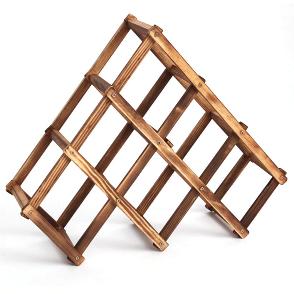 1PC Wood Wine Holder High Quality Solid Folding Racks - VinoVogue.com