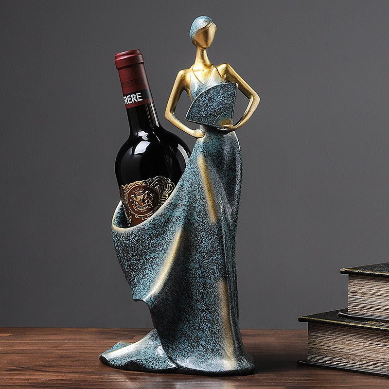 Beautiful girl model wine rack - VinoVogue.com