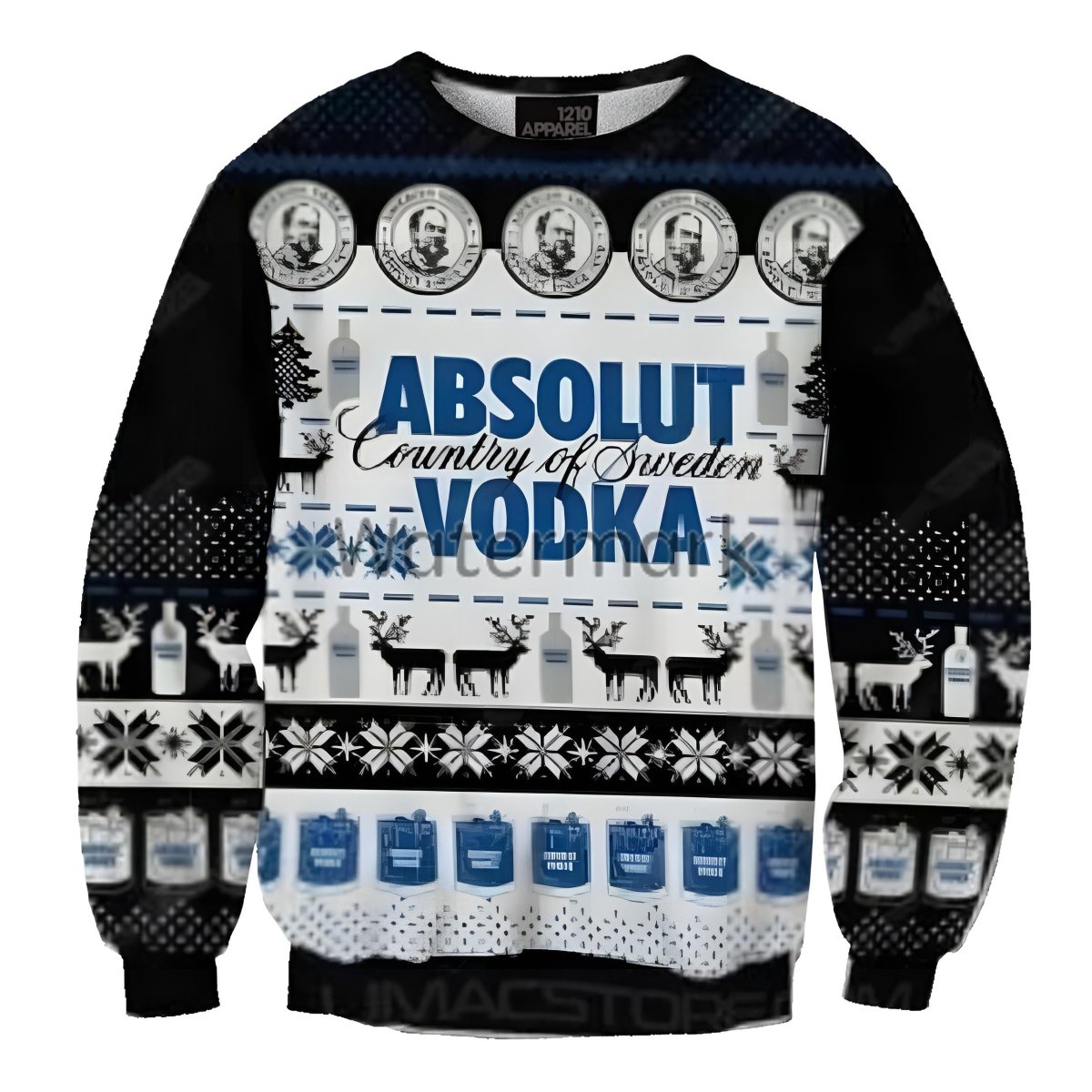 Absolut Vodka Christmas Ugly Sweater - VinoVogue.com