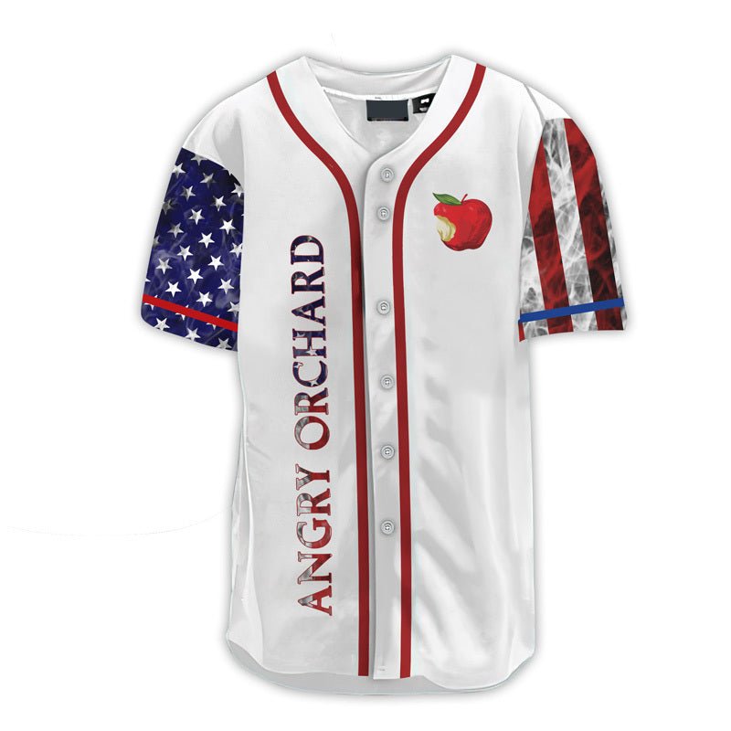 Personalized Angry Orchard Patriot Baseball Jersey - VinoVogue.com