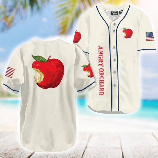 Angry Orchard USA Flag Baseball Jersey - VinoVogue.com