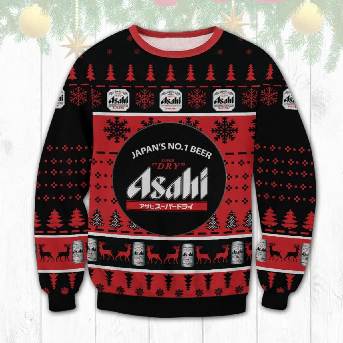 Asahi Christmas Ugly Sweater - VinoVogue.com