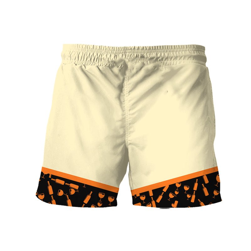 Tito's Bottle Pattern Swim Trunks - VinoVogue.com