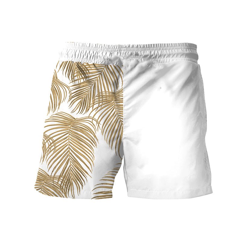 Coors Banquet Tropical Fern Swim Trunks - VinoVogue.com