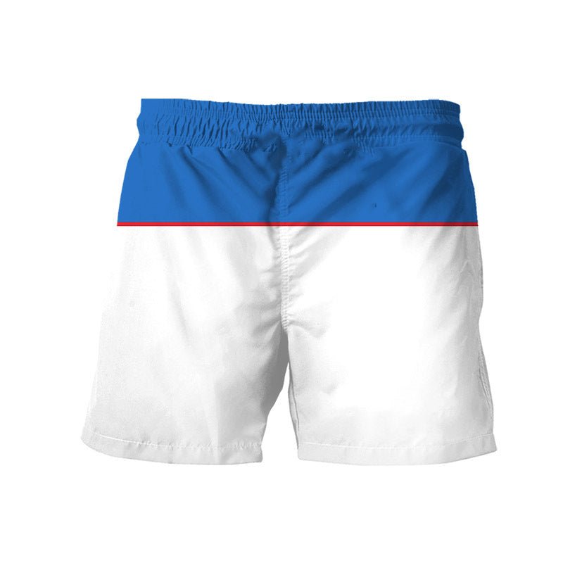 Michelob Ultra Colorful Basic Swim Trunks - VinoVogue.com