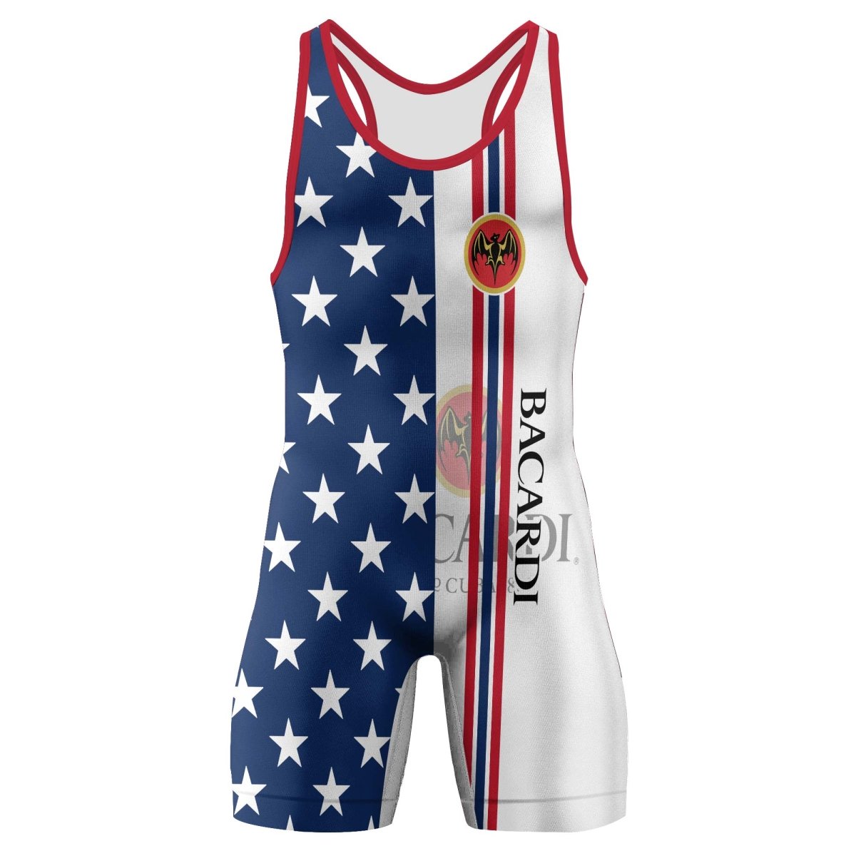 Bacardi Fourth Of July Wrestling Singlet - VinoVogue.com