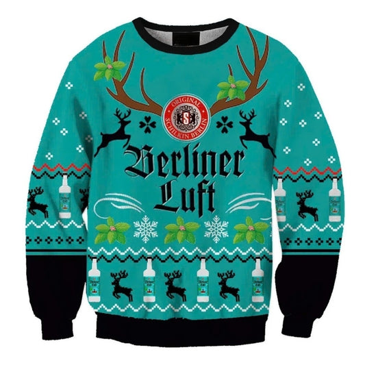 Berliner Luft Christmas Reindeer Ugly Sweater - VinoVogue.com