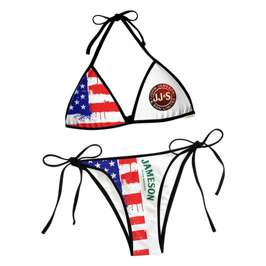 Jameson American Flag Triangle Beach Bikini - VinoVogue.com