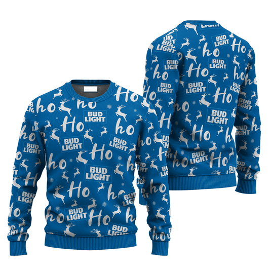 Bud Light HoHoHo Ugly Sweater - VinoVogue.com