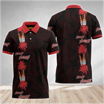 Tropical Budweiser Is With You Polo Shirt - VinoVogue.com