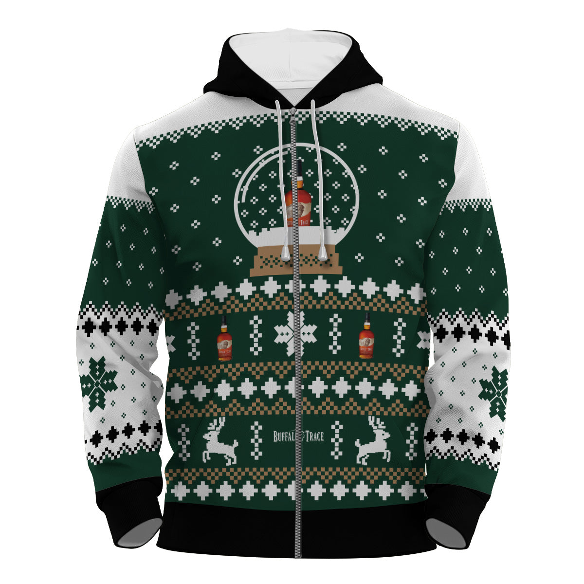 Buffalo Trace Christmas Crystal Ball Pullover & Zip Hoodie