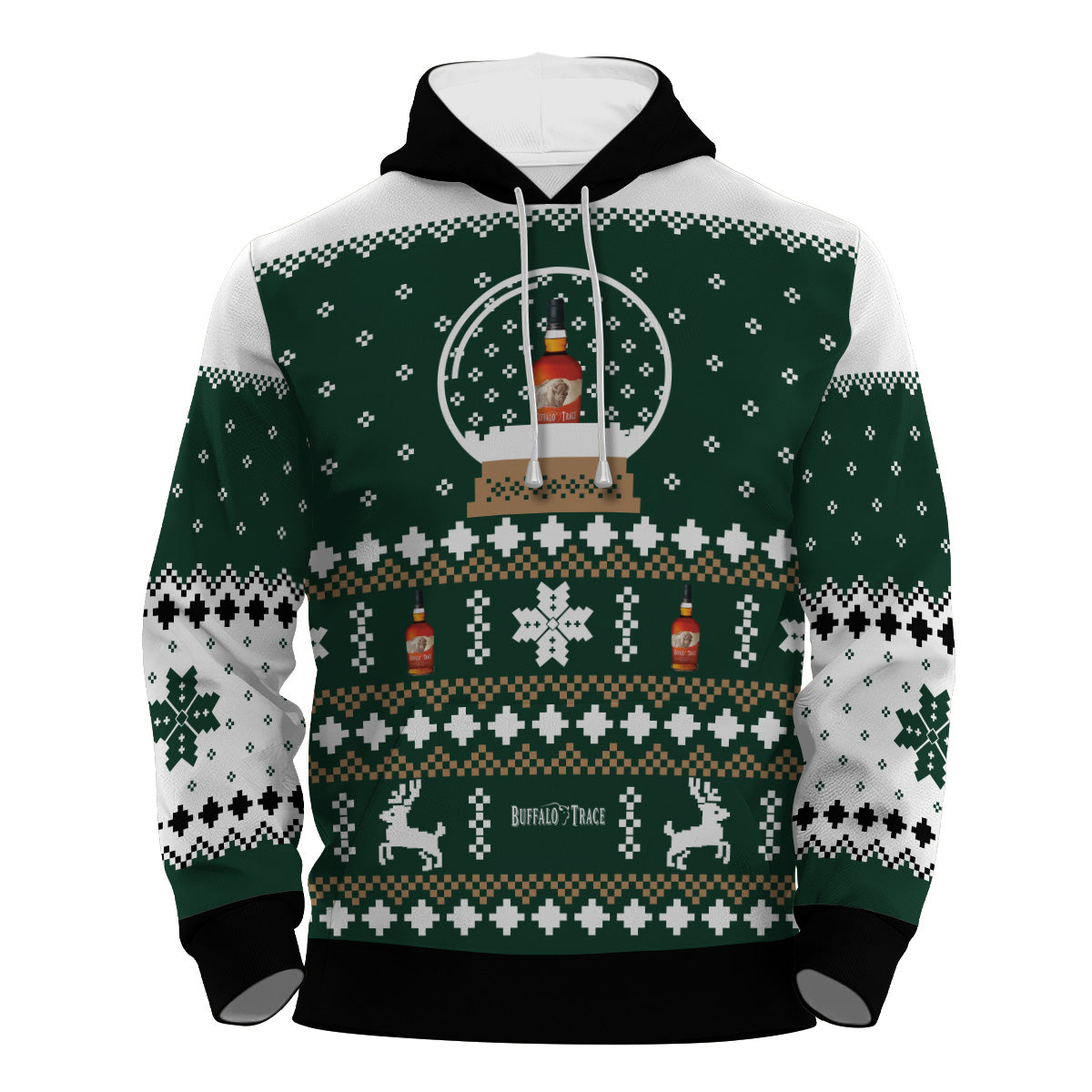 Buffalo Trace Christmas Crystal Ball Pullover & Zip Hoodie
