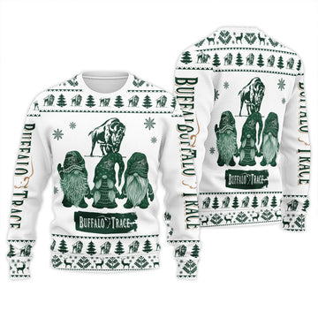 Buffalo Trace Christmas Gnomies Ugly Sweater