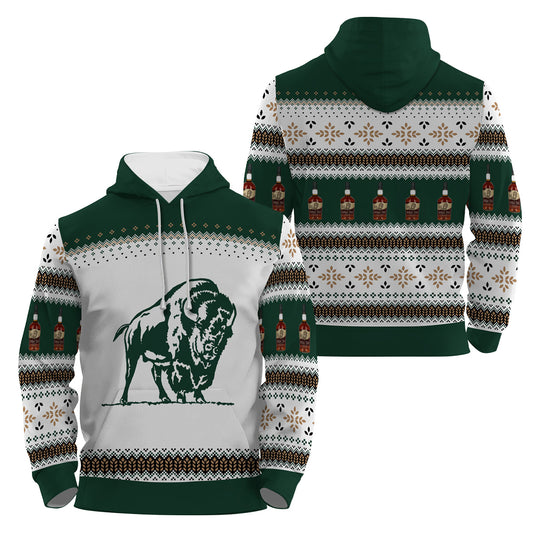 Buffalo Trace Festive Holiday Pullover & Zip Hoodie