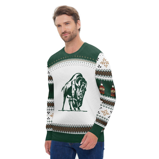 Buffalo Trace Snowy Sips Ugly Sweater
