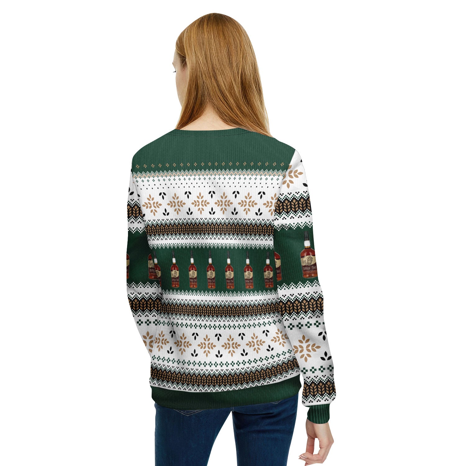 Buffalo Trace Festive Holiday Ugly Sweater