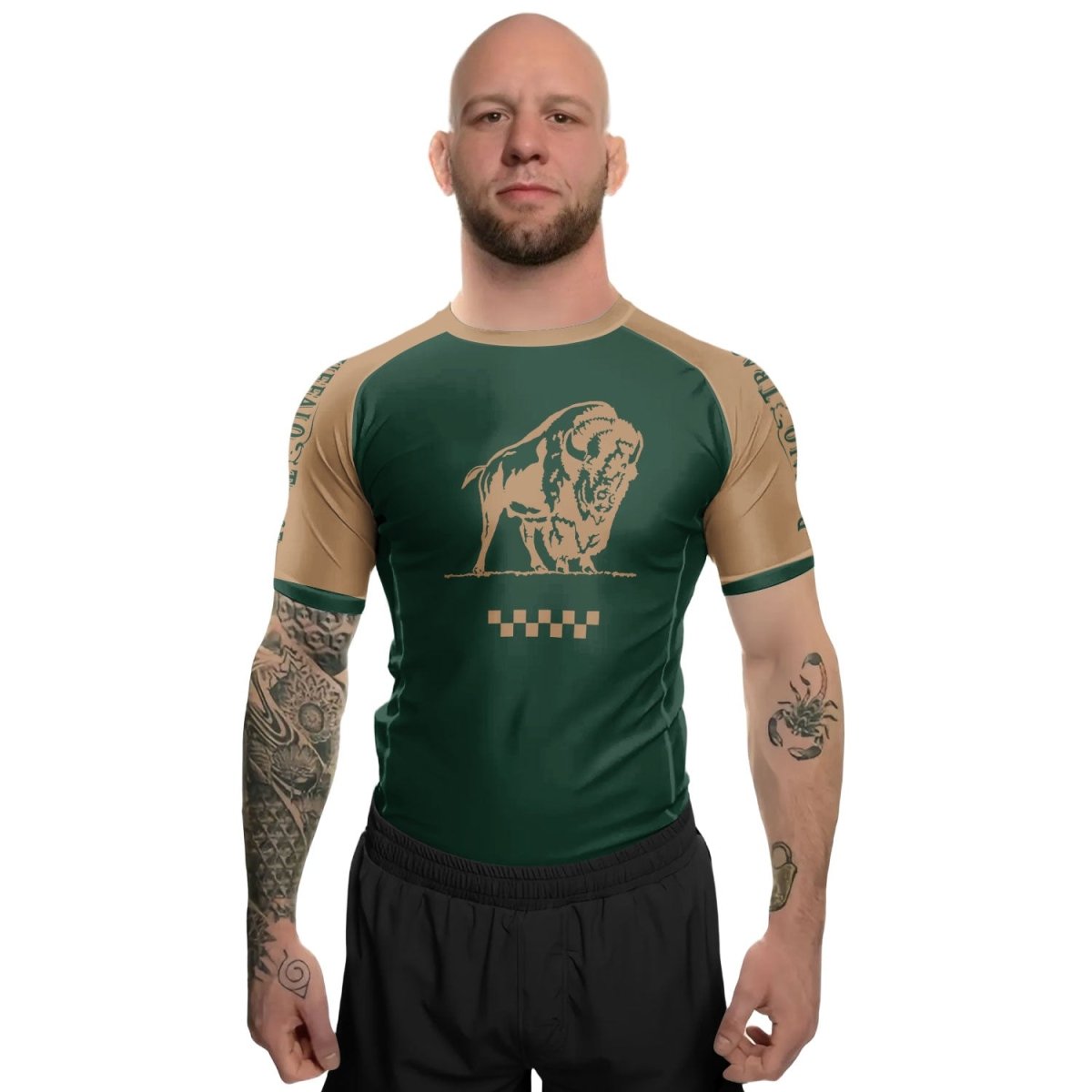 Buffalo Trace Green Rash Guard - VinoVogue.com