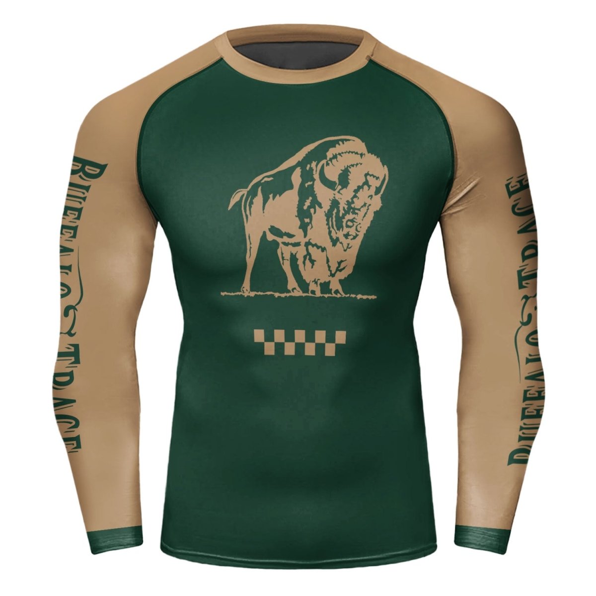 Buffalo Trace Green Rash Guard - VinoVogue.com