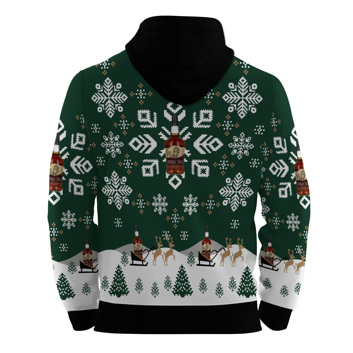 Buffalo Trace Snowflake Pullover & Zip Hoodie