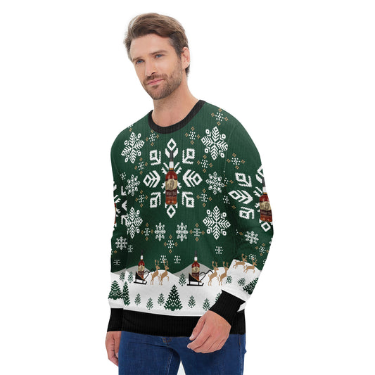 Buffalo Trace Snowflake Ugly Sweater
