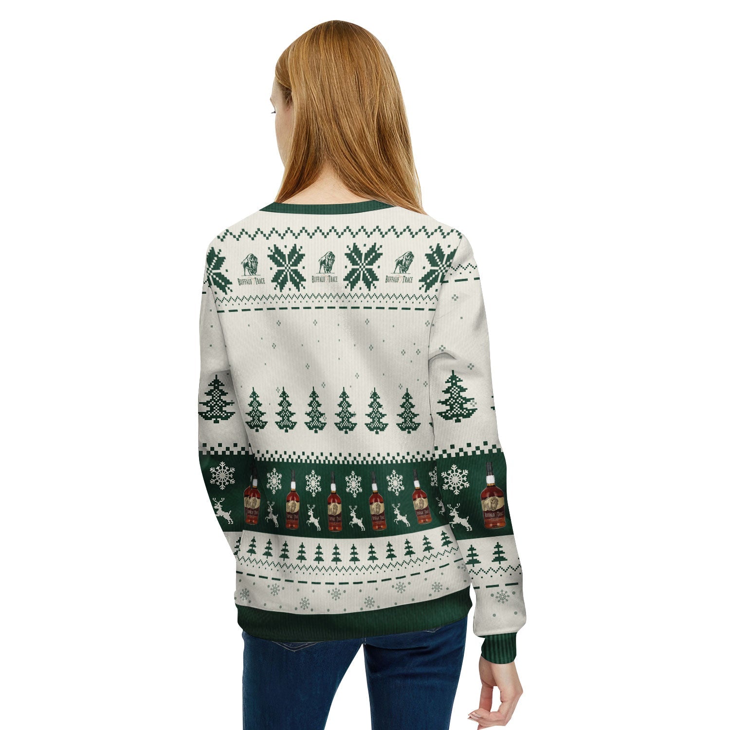 Busch Light Snowy Sips Ugly Sweater