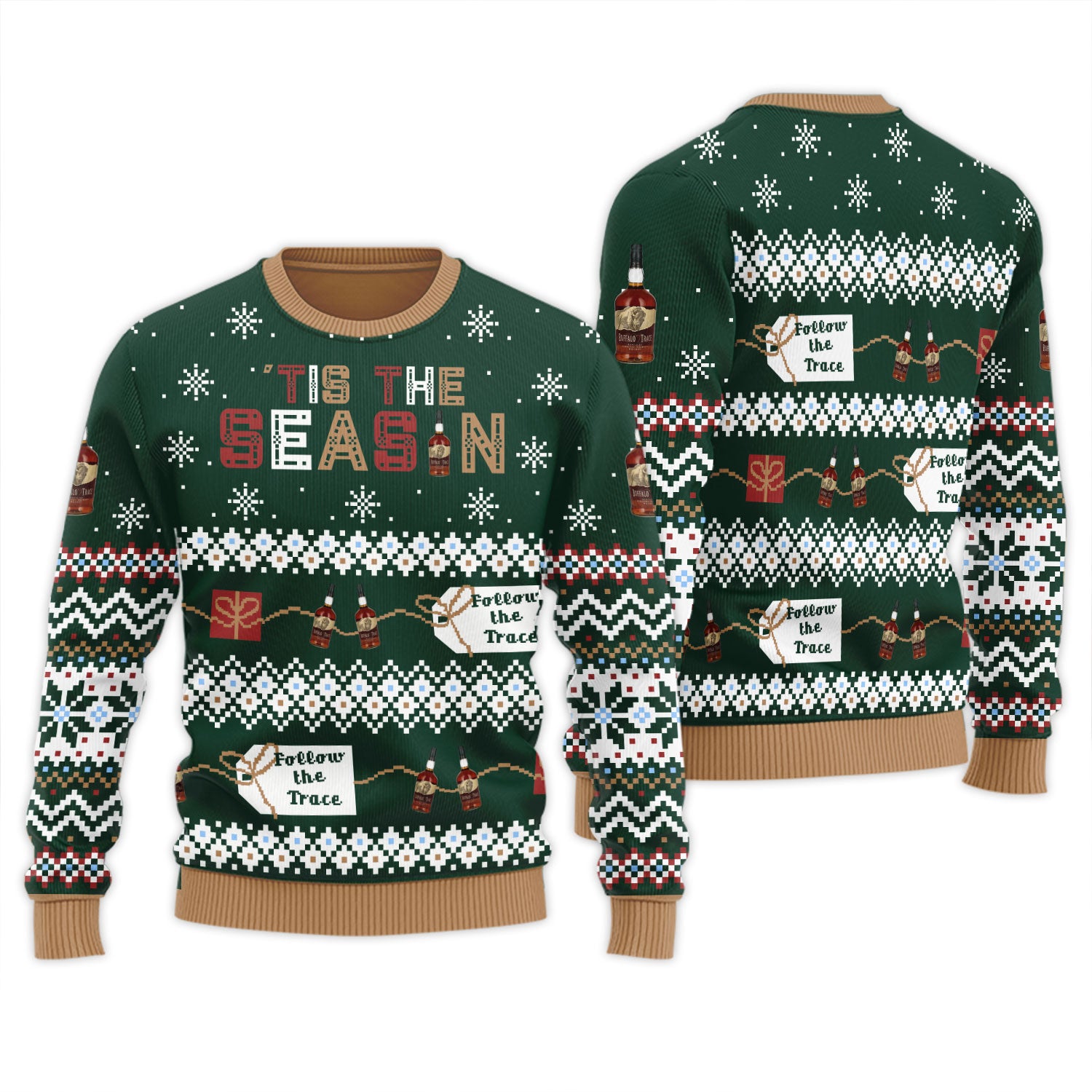 Buffalo Trace Tis The Season Ugly Sweater