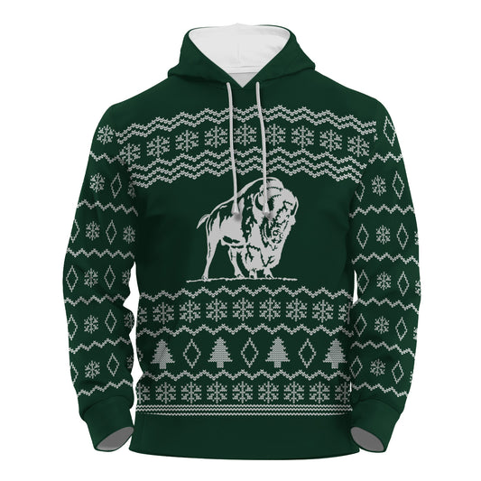 Buffalo Trace Winter Festive Pullover & Zip Hoodie